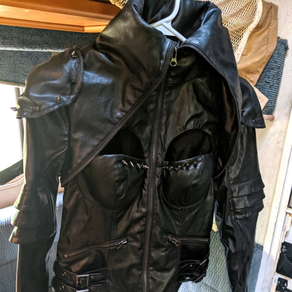 Punk Rave faux leather jacket